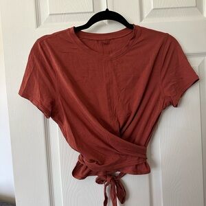 Lululemon Athletica Wrap Crop Top